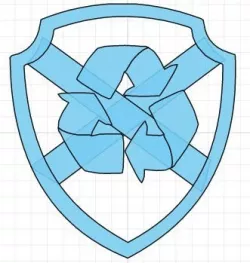 Paw Patrol Badges - Rocky