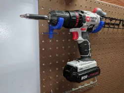 Pegboard Drill driver holder