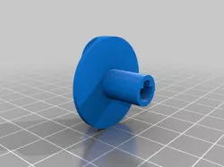 Push on knob - "D" shaft