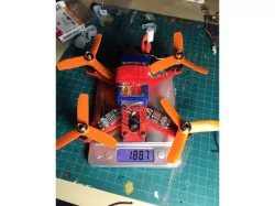 Qav135 Brushless MiniDrone under 250 gr
