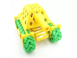RC Tank that Prints without Support, Assembles without Hardware and Wires without Soldering