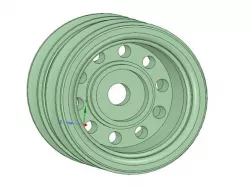 RC Truck/Car/Trailer DOUBLE Rim - designed to cheap LEGO Tires 49,5x20