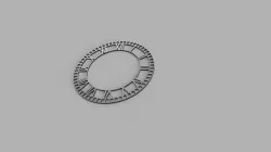 Roman clock face by True