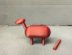 Simple Dinosaur Percussion Scraper