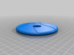 Simple Solid Basketball Spinner