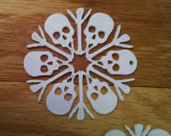 Skull Snowflake