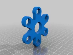 Spinner 6 Sided with Skate Bearing and 7/16 nuts