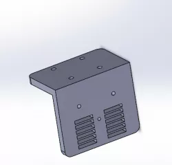 Square extruder support