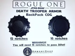 Star Wars Rogue One Deathtrooper Armor COG 16 notches