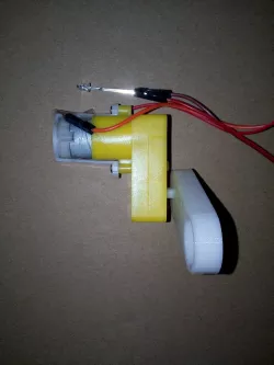 Toy DC Motor Crank