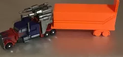 Transformers DOTM Optimus Prime Trailer Cyberverse Commander