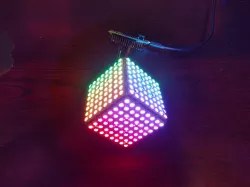 ULTiM8x8 modular, no-solder, RGB LED half cube
