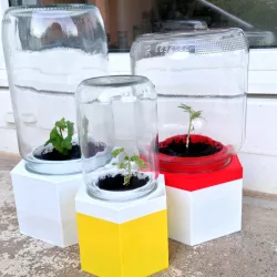 Upcycle Jar Greenhouse