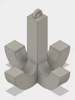 3D  Letter J