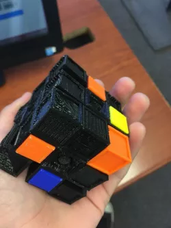 3d modeled rubiks cube