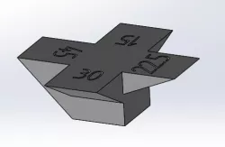 3d print test cube overhang