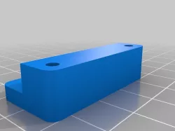 40 mm to 50 mm Fan convert. MK8 extruder base.