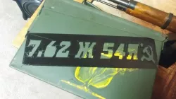 7.62X54R SOVIET SURPLUS AMMO STENCIL