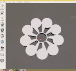 9 PinWheel Fidget Spinner Blank