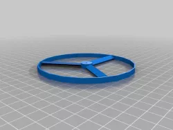 Basic 10cm fan - 2mm & 3mm axle diameter