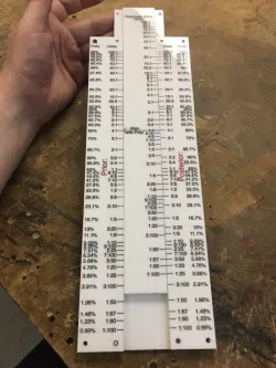 Baye's Ruler - A Bayesian slide rule