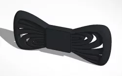 Bowtie (Text Plate Customizable)