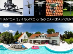 DJi Phantom 3 GoPro or 360 camera mount (does not fit the Phantom 4)  ...