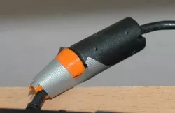 Ferrite bead anti pull out cone