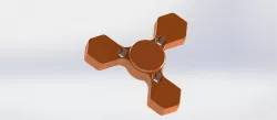 Hand spinner M10 nuts inside