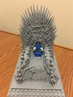 Iron Throne with lego addons
