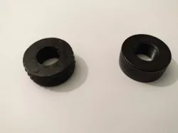 Knurled thread protector for Ruger 22/45