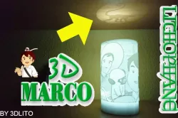 lampara litofania  MARCO 