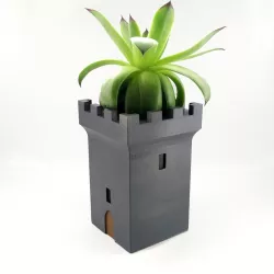 Medieval tower planter