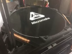 Micromake D1 heat bed & glass table mount advanced upgrade v2