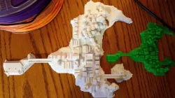 Minecraft village island