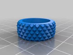My Customized Knurled Ring EDC Fidget Widget