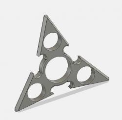 Ninja Star Fidget Spinner | 3D Print Model