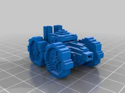 Orc Steam Tank for Scavengers Wargame