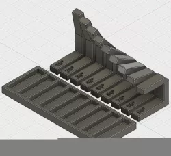 Overhang angle calibration benchmark test
