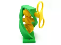Screw (Crossed Helical) Gear Drive Model