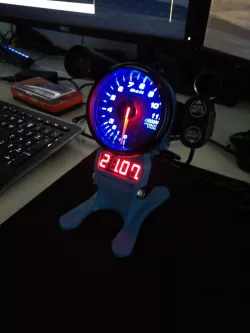 Sim Racing speed indicator for tachometer