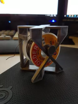 Stackable solder spool holder