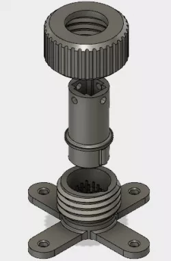 Stepper motor connector
