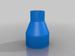 Table saw hose adapter
