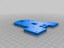 Tevo Tarantula Dual Direct Drive Extruder with sensor and 50mm radial fan ports.