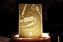 the empire strikes back poster lithophane