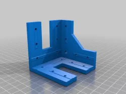 Ultimaker 2 Aluminum Extrusion clone bottom backet