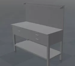 1/10th scale work bench