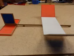 3d printed rubber band airplane (Replica)
