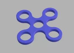 4 armed fidget spinner